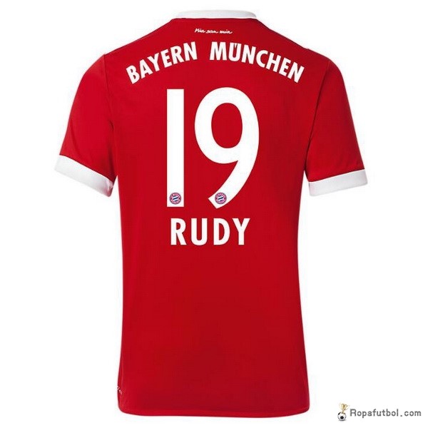 Camiseta Bayern de Múnich Replica Primera Ropa Rudy 2017/18